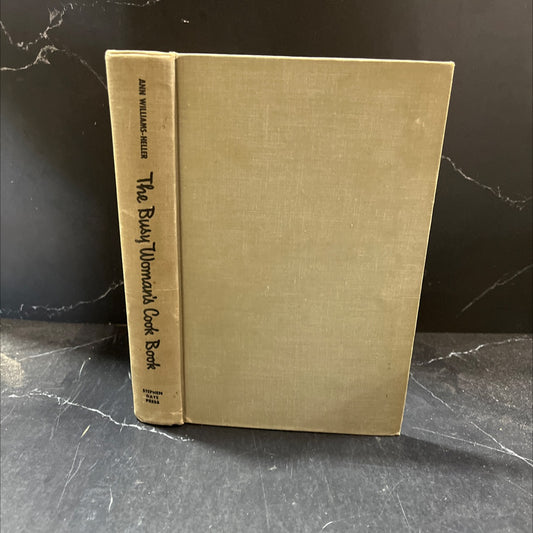 the busy woman's cook book book, by ann williams-heller, 1951 Hardcover image 1