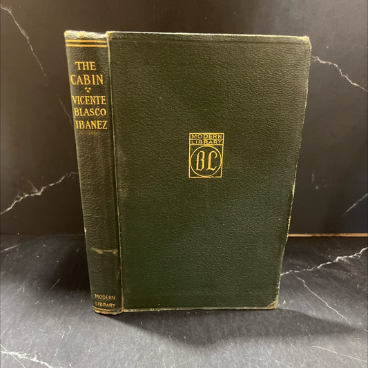 the cabin book, by vicente blasco ibáñez, 1919 Leather image 1