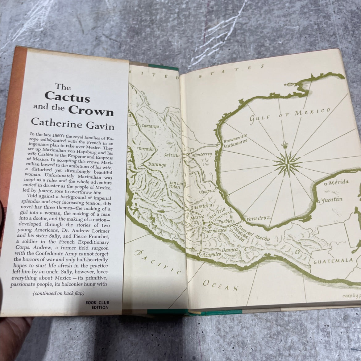 the cactus and the crown book, by catherine gavin, 1962 Hardcover image 4
