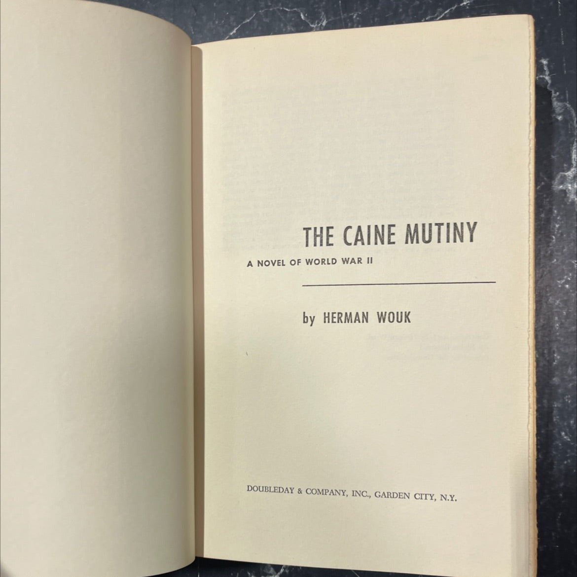 the caine mutiny a novel of world war ii book, by herman wouk, 1951 Hardcover image 2