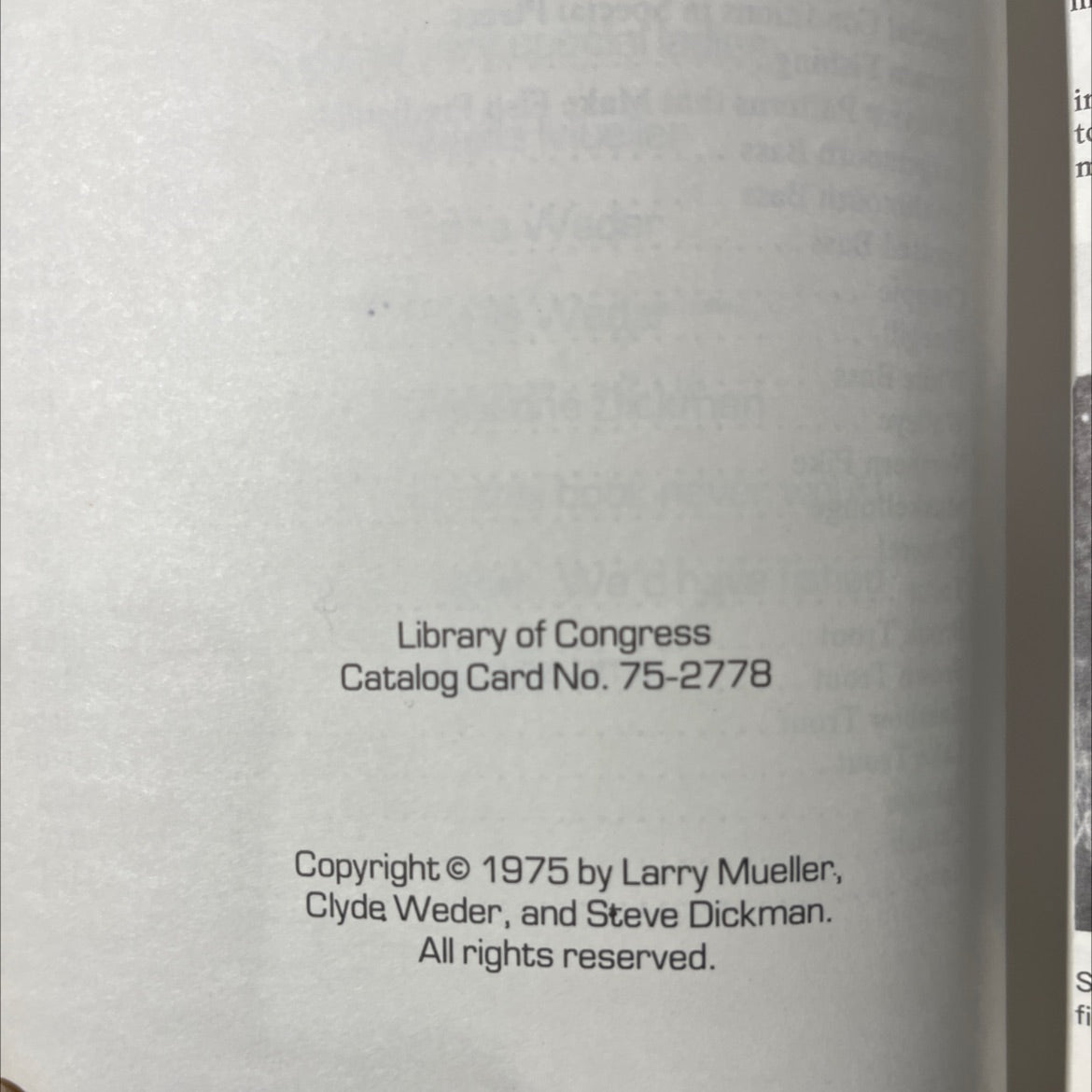 SIGNED the calculating fisherman book, by Larry Mueller, Clyde Weder, Steve Dickman, 1975 Hardcover image 3