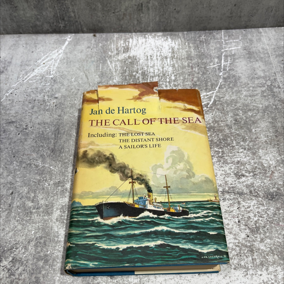 the call of the sea book, by jan de hartog, 1966 Hardcover image 1