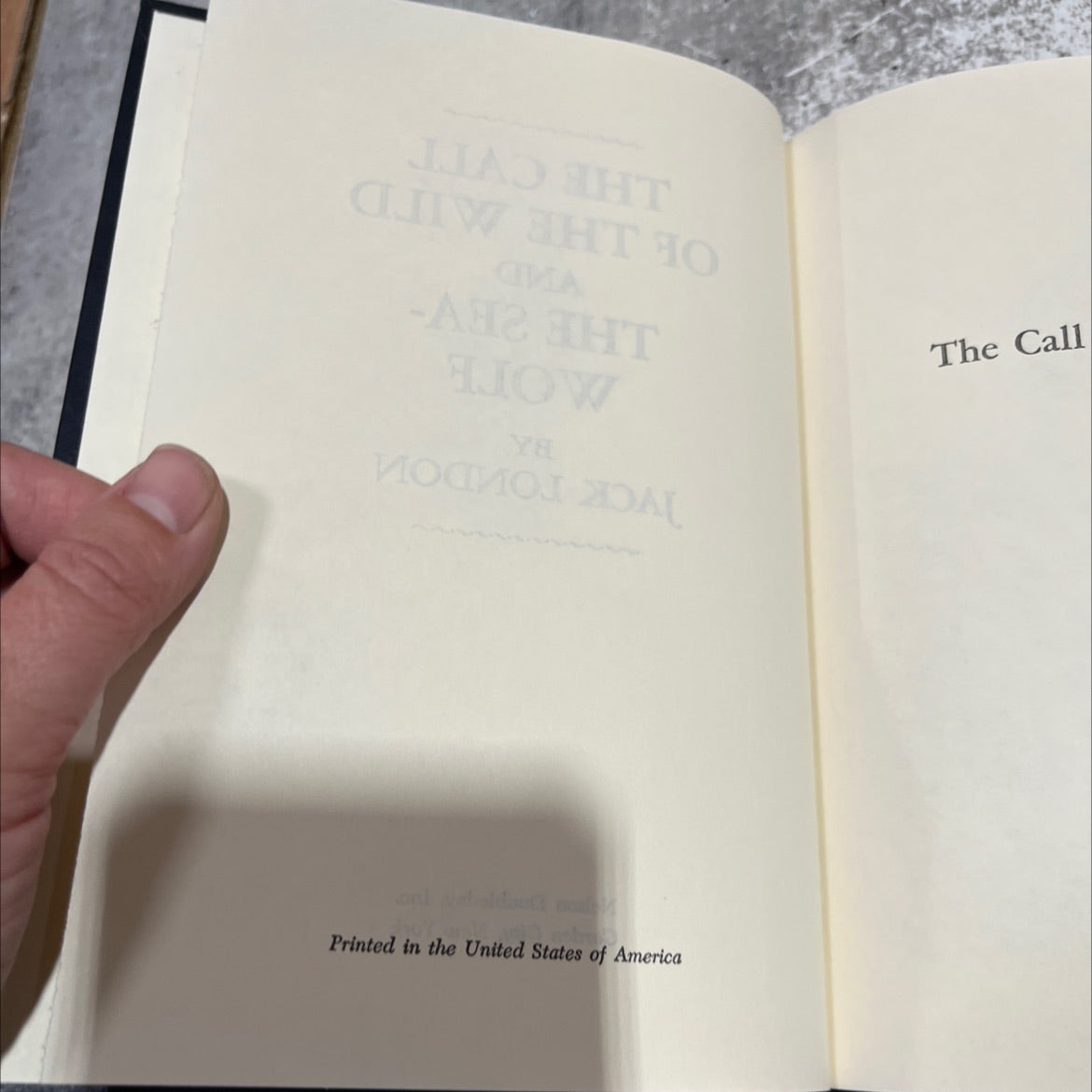 the call of the wild and the sea-wolf book, by jack london, 1970 Hardcover image 3