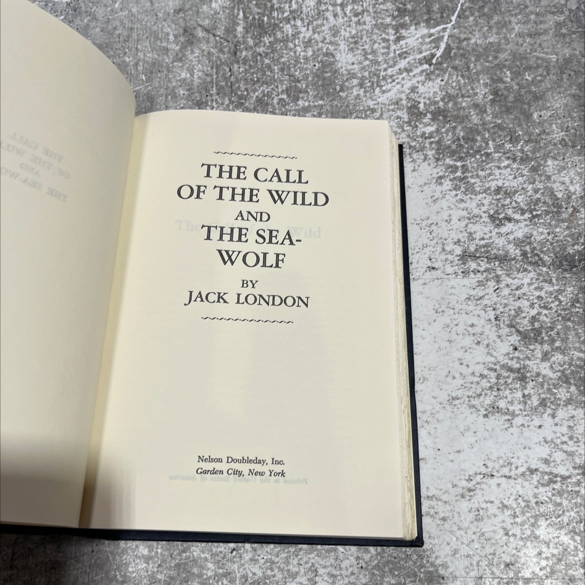 the call of the wild and the sea-wolf book, by jack london, 1970 Hardcover image 2