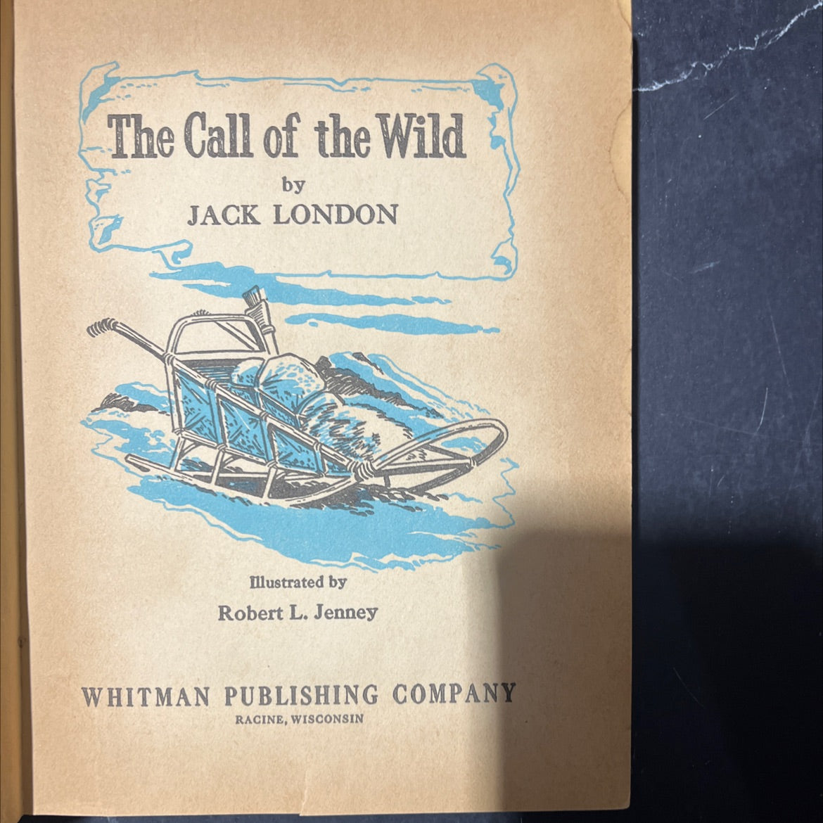 the call of the wild book, by jack london, 1960 Hardcover image 2