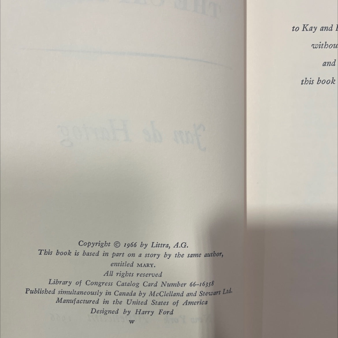 the captain book, by Jan de Hartog, 1966 Hardcover, Vintage image 3