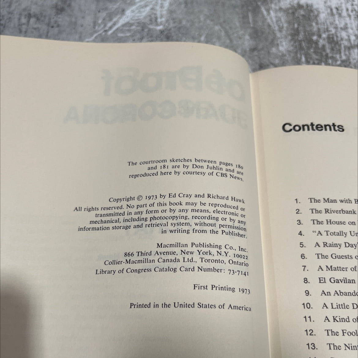the case of juan corona book, by ed cray, 1973 Hardcover image 3
