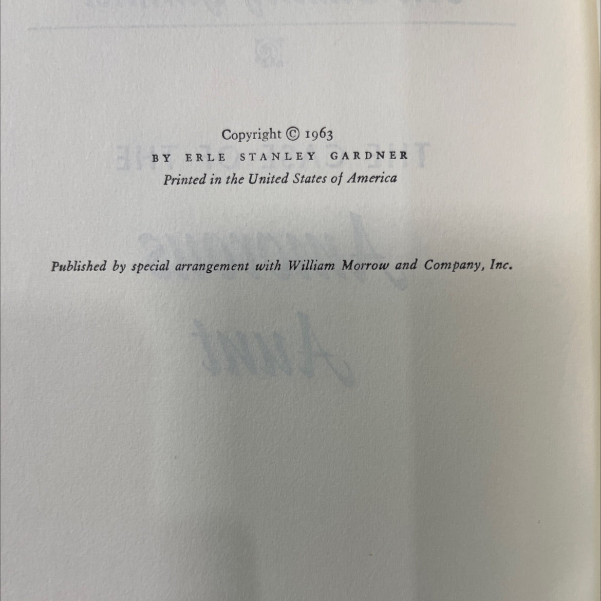 the case of the amorous aunt book, by erle stanley gardner, 1963 Hardcover image 3