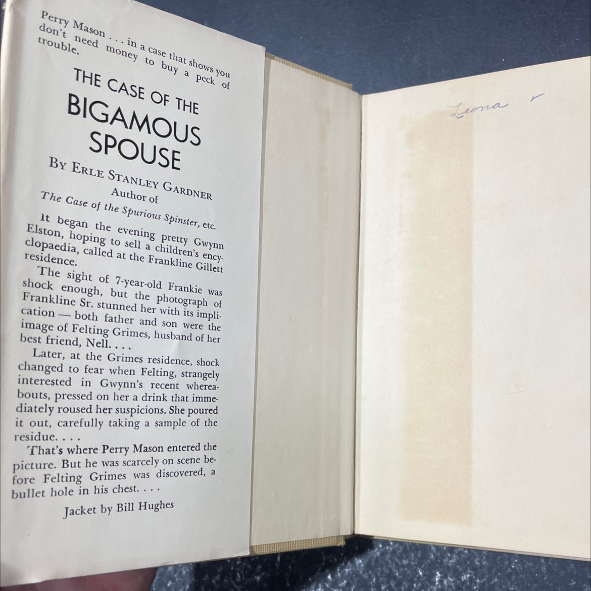 the case of the bigamous spouse book, by erle stanley gardner, 1961 Hardcover, First Edition, Vintage image 4
