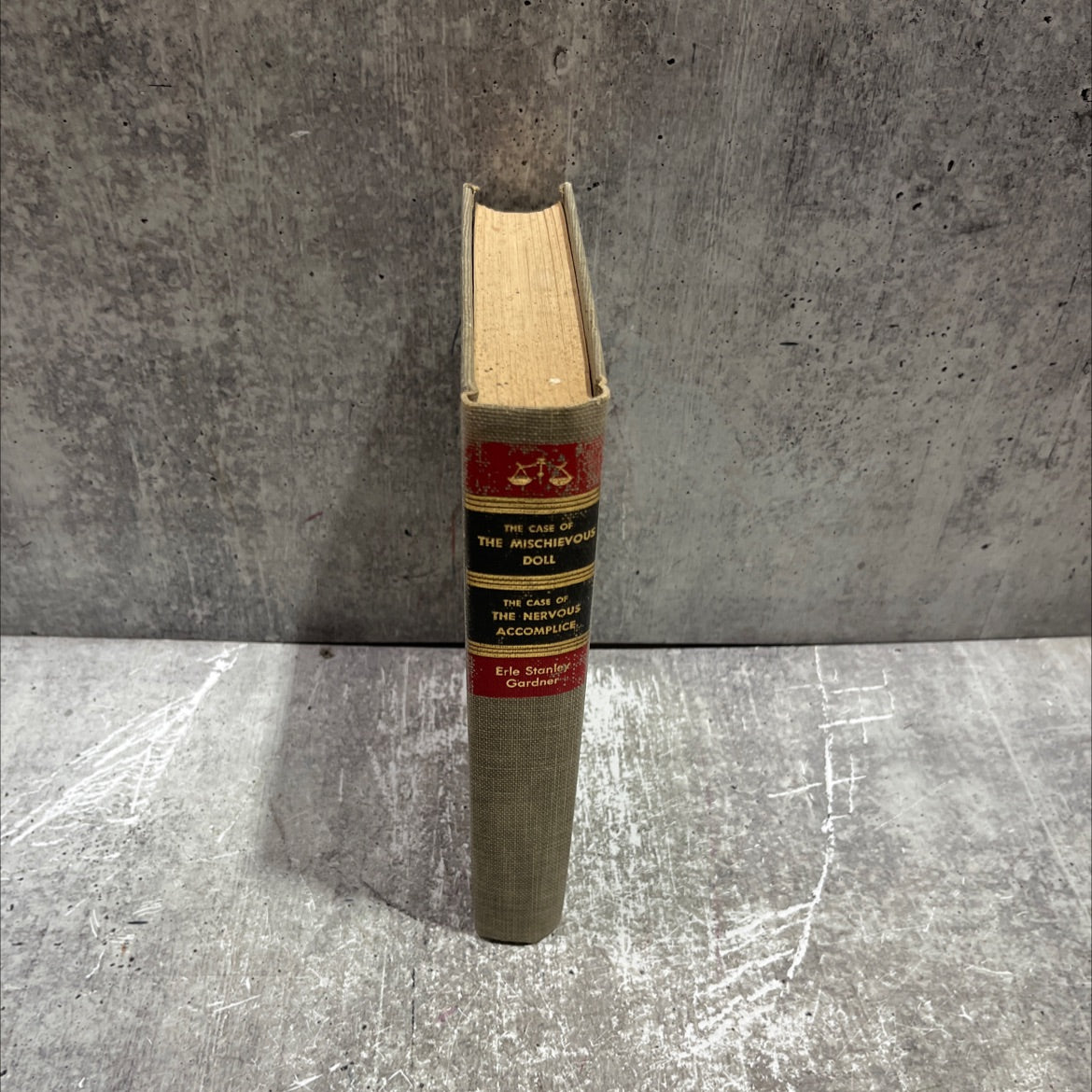 the case of the mischievous doll & the case of the nervous accomplice book, by erle stanley gardner, 1963 Hardcover image 4