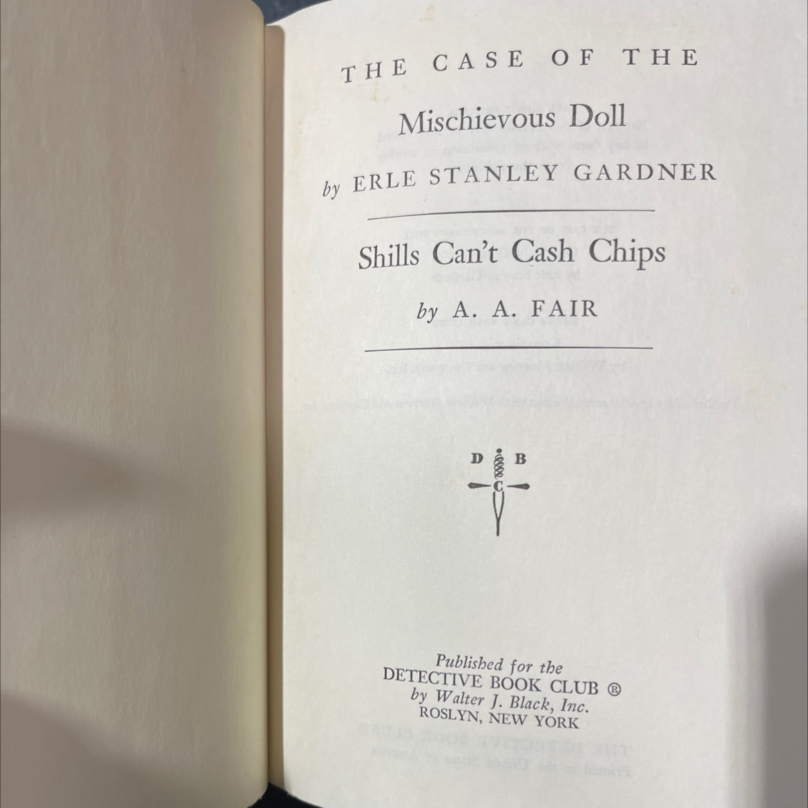 the case of the mischievous doll book, by erle stanley gardner, 1963 Hardcover image 2