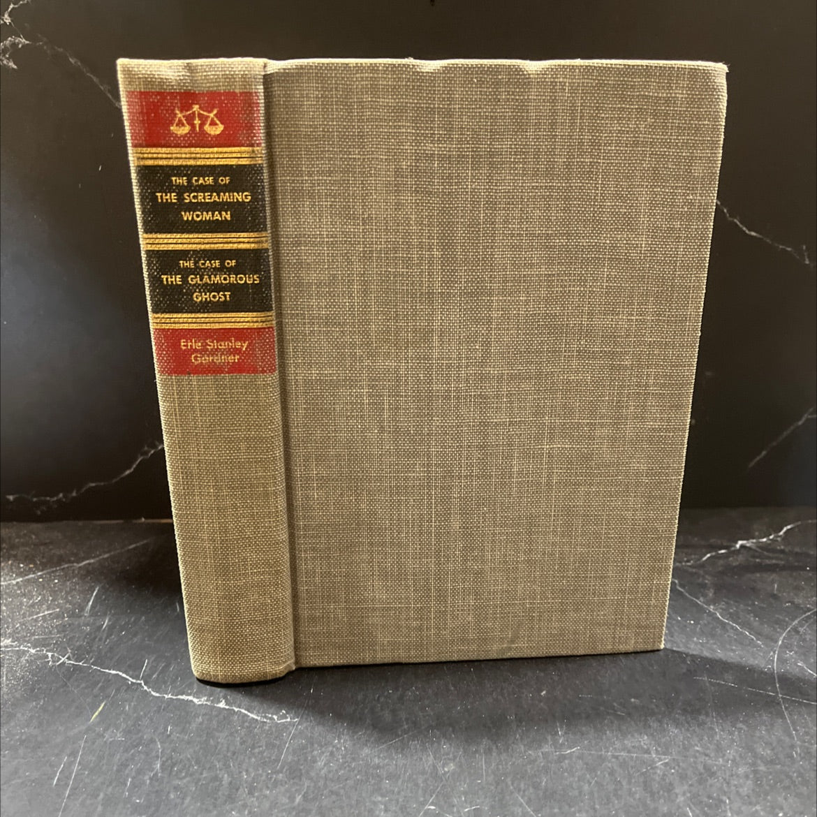 the case of the screaming woman & the case of the glamorous ghost book, by erle stanley gardner, 1957 Hardcover image 1