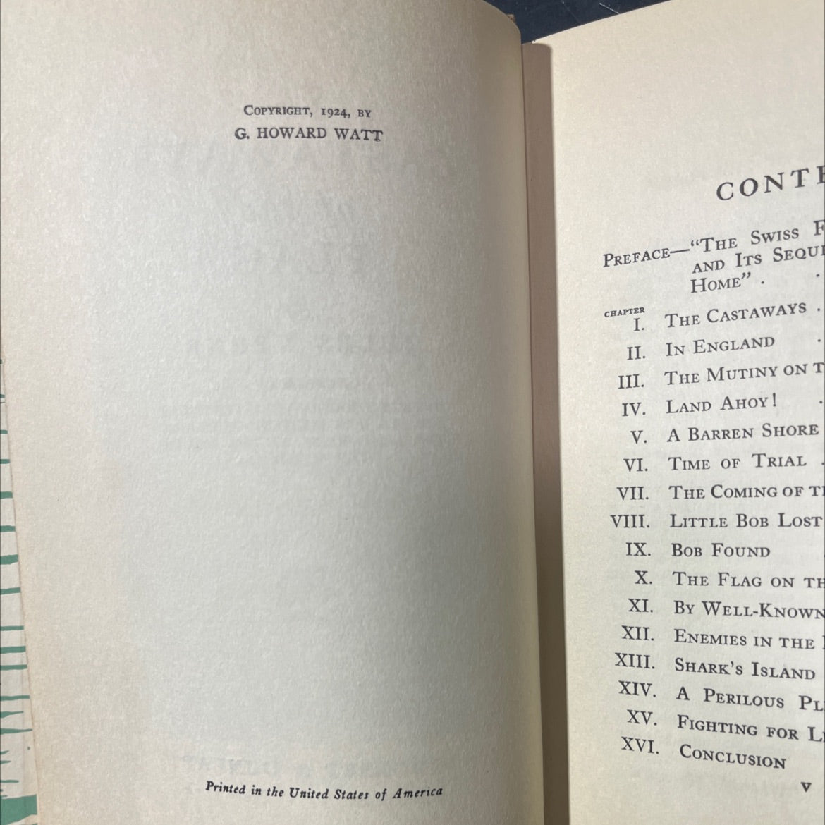 the castaways of the flag book, by jules verne, 1924 Hardcover image 3