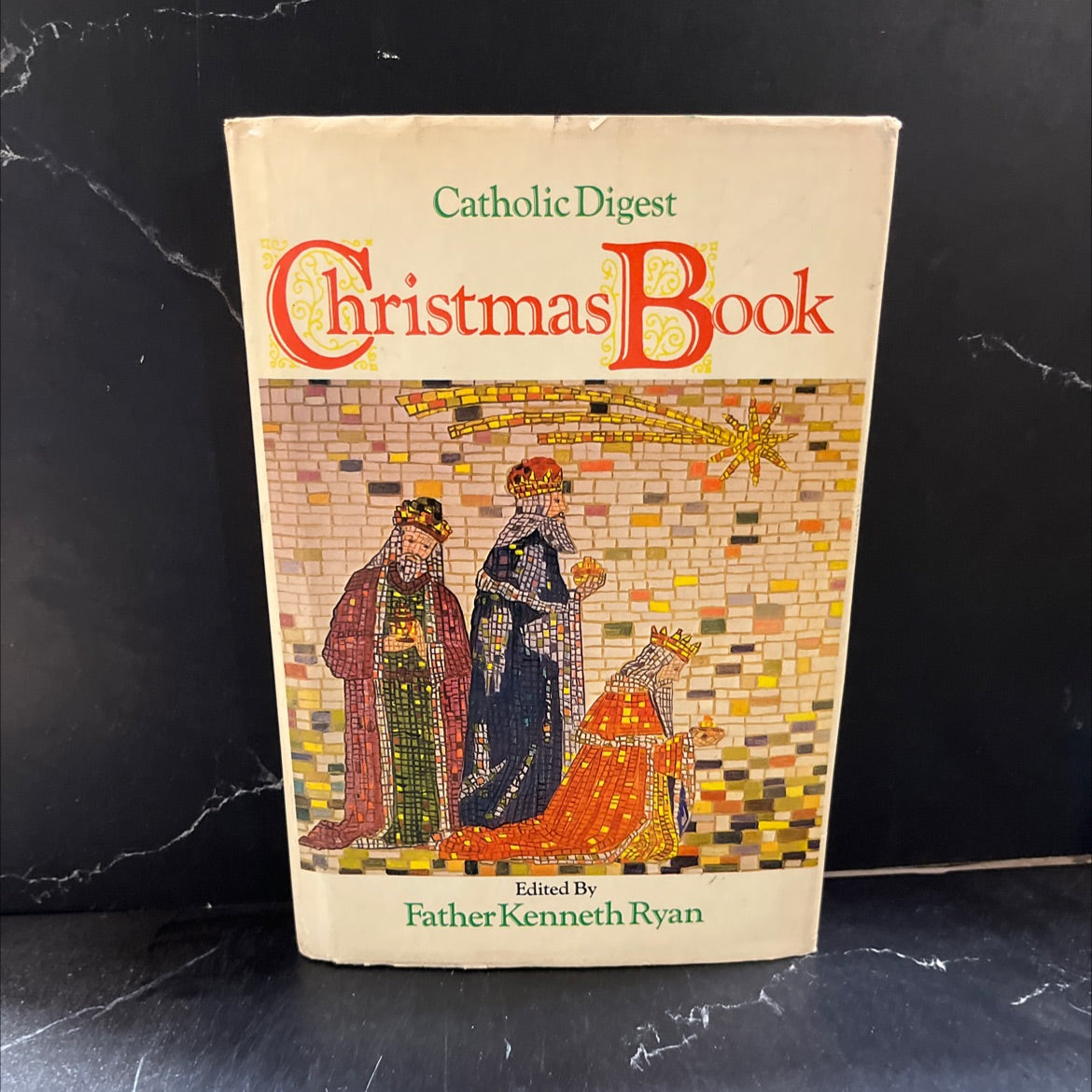 the catholic digest christmas book book, by father kenneth ryan, 1977 Hardcover image 1