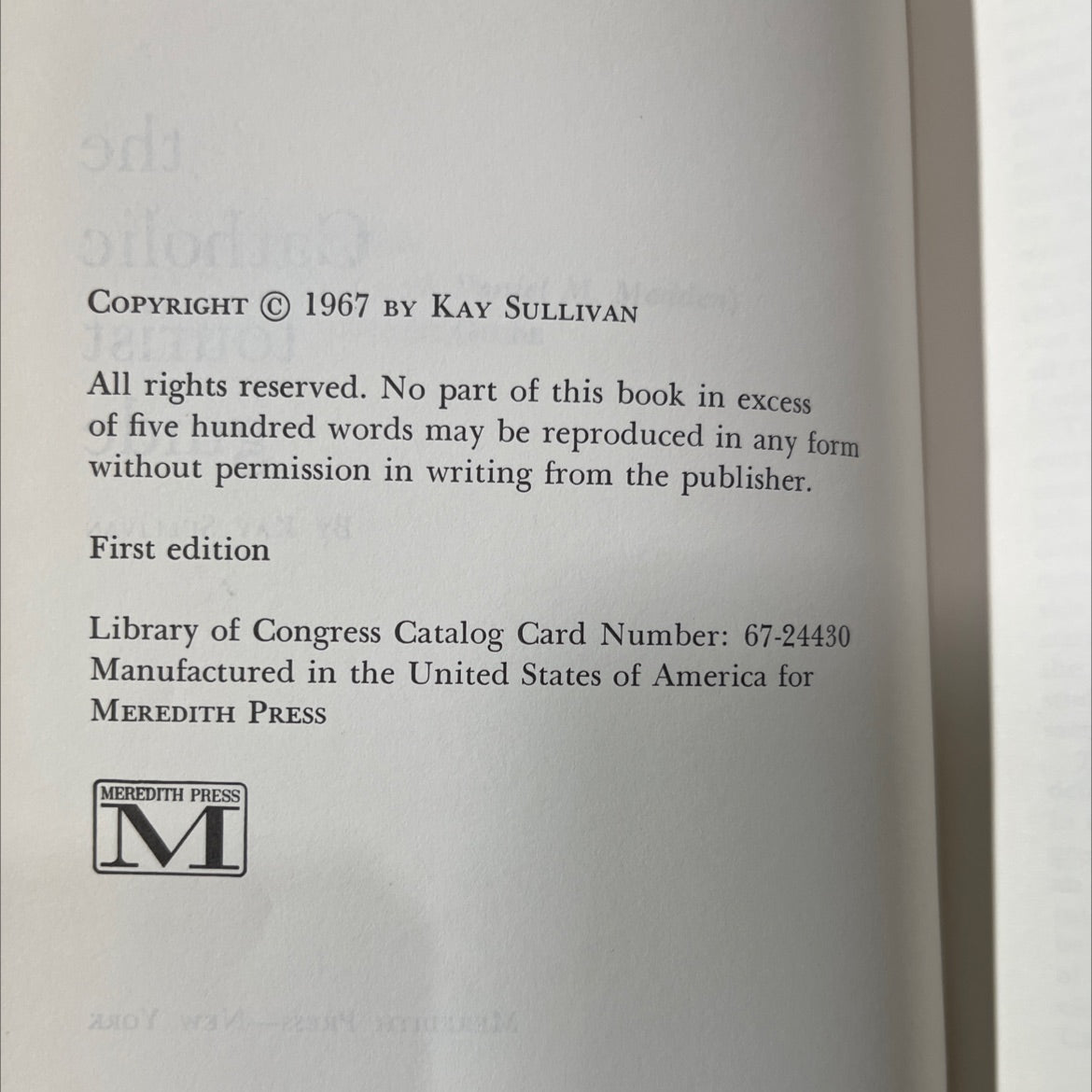 the catholic tourist guide book, by kay sullivan, 1967 Hardcover image 3