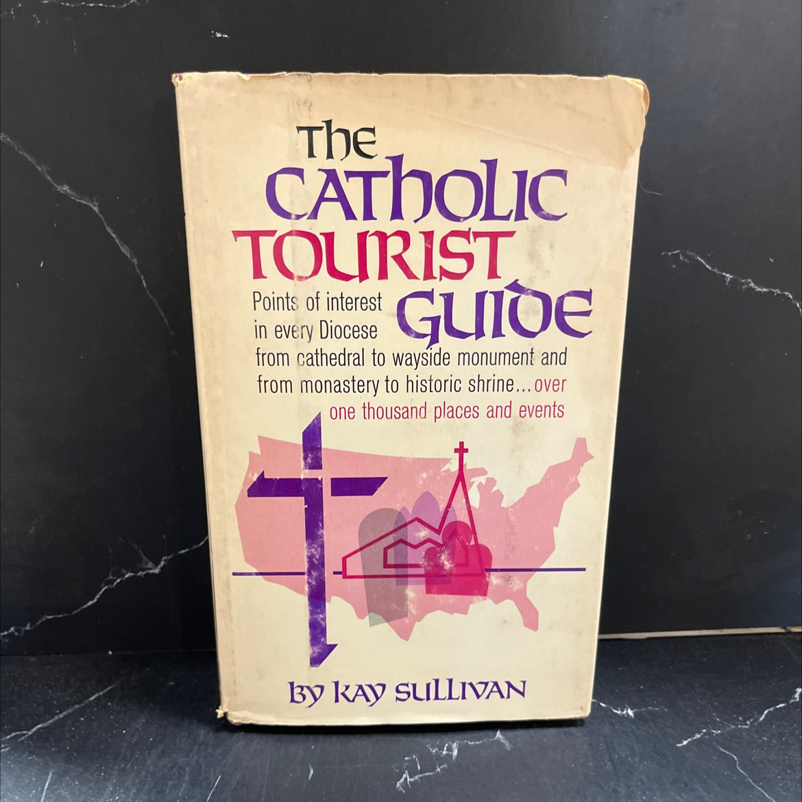 the catholic tourist guide book, by kay sullivan, 1967 Hardcover image 1