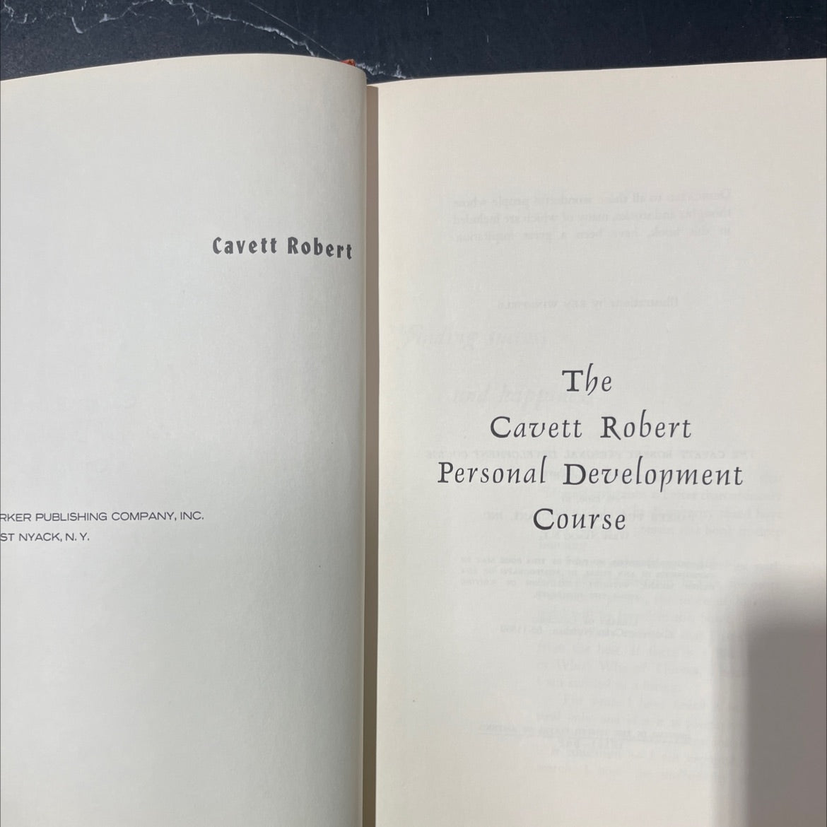 SIGNED the cavett robert personal development course book, by cavett robert, 1966 Hardcover, Vintage image 2