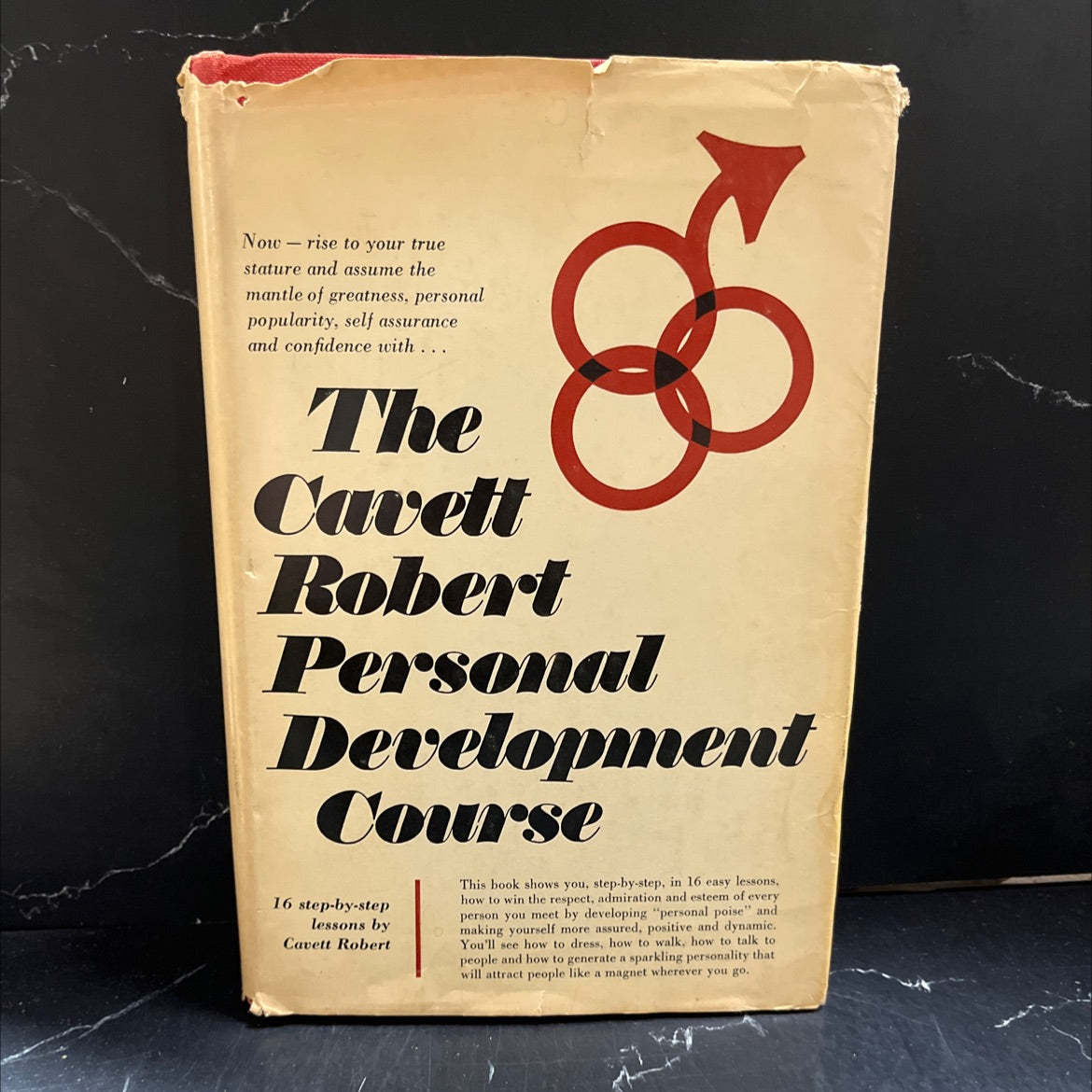 SIGNED the cavett robert personal development course book, by cavett robert, 1966 Hardcover, Vintage image 1