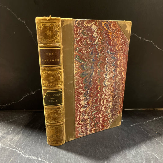 the caxtons a family picture book, by sir edward bulwer lytton, 1867 Leather image 1