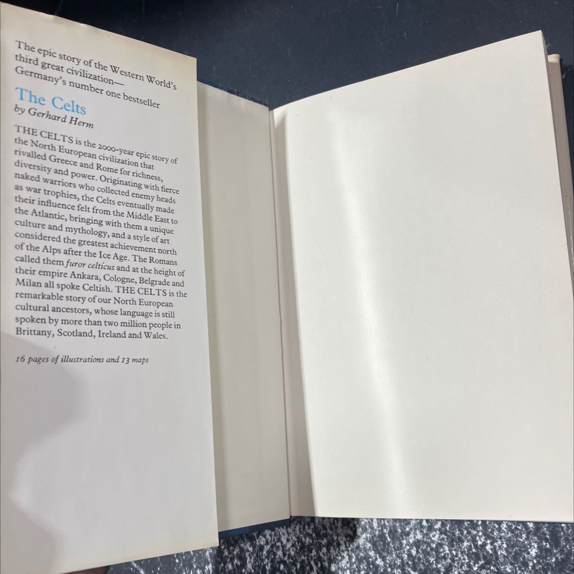 the celts the people who came out of the darkness book, by gerhard herm, 1976 Hardcover image 4