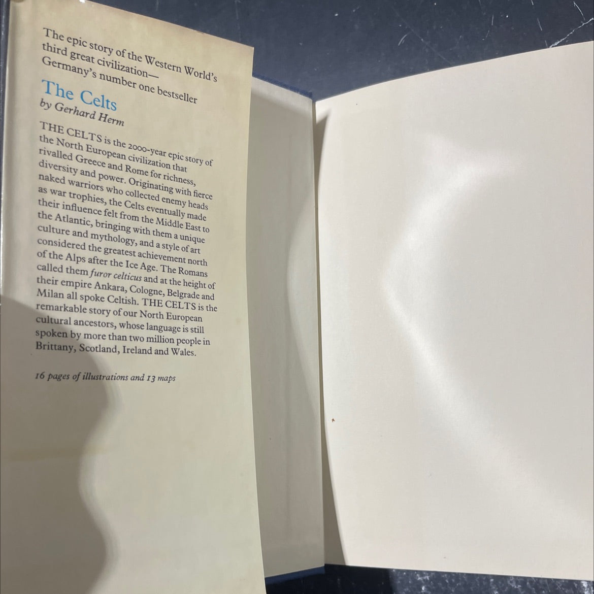 the celts the people who came out of the darkness book, by gerhard herm, 1977 Hardcover image 4