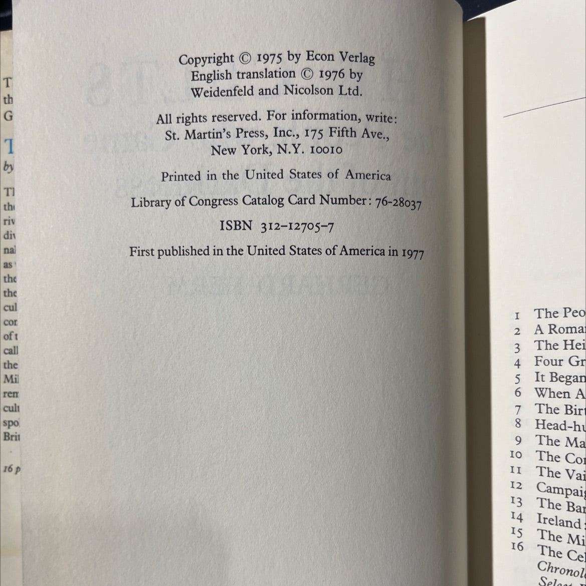 the celts the people who came out of the darkness book, by gerhard herm, 1977 Hardcover image 3