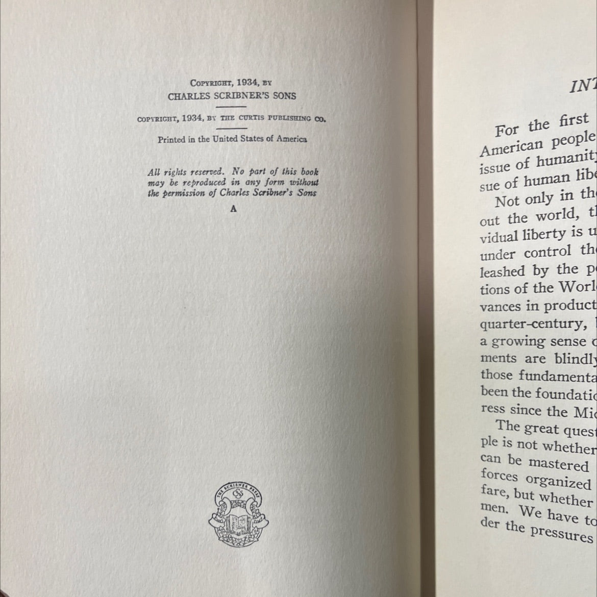 the challenge to liberty book, by herbert hoover, 1934 Hardcover image 3