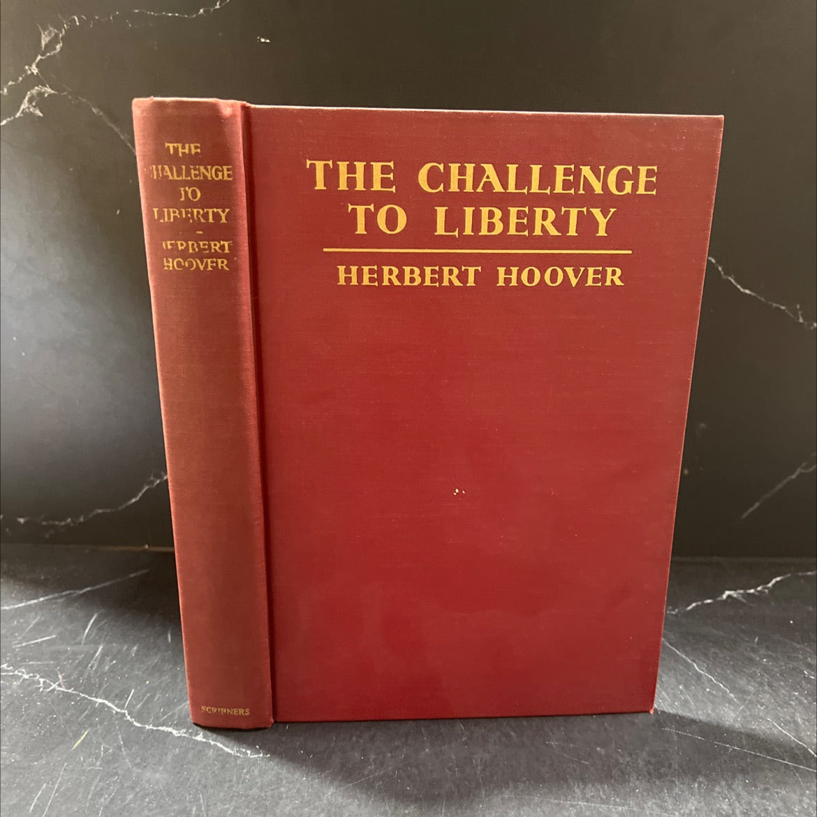 the challenge to liberty book, by herbert hoover, 1934 Hardcover image 1