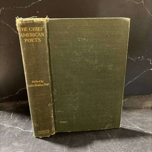 the chief american poets selected poems book, by curtis hidden page, 1905 Hardcover image 1