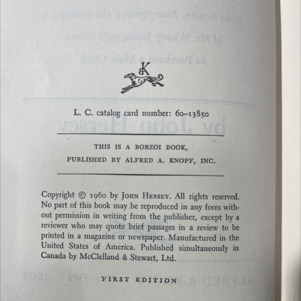 the child buyer book, by john hersey, 1960 Hardcover image 3