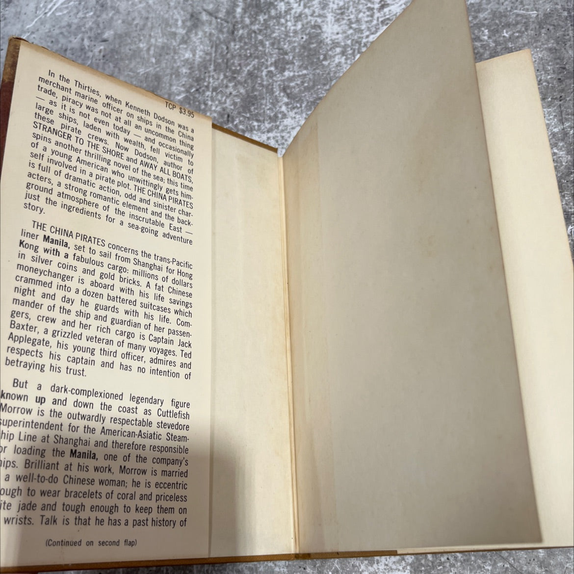 the china pirates book, by kenneth dodson, 1960 Hardcover image 4
