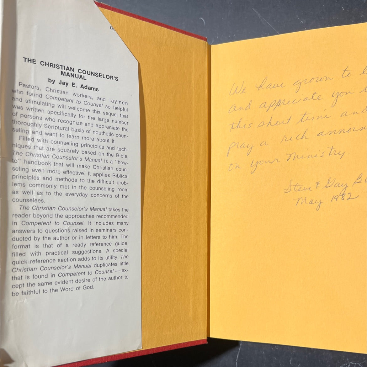 the christian counselor's manual book, by jay e. adams, 1981 Hardcover image 4