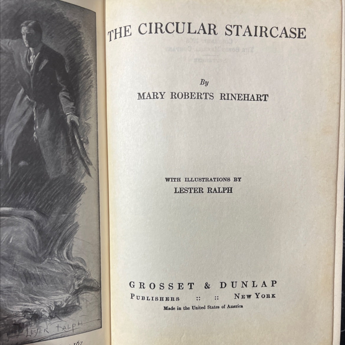 the circular staircase book, by mary roberts rinehart, 1908 Hardcover image 2