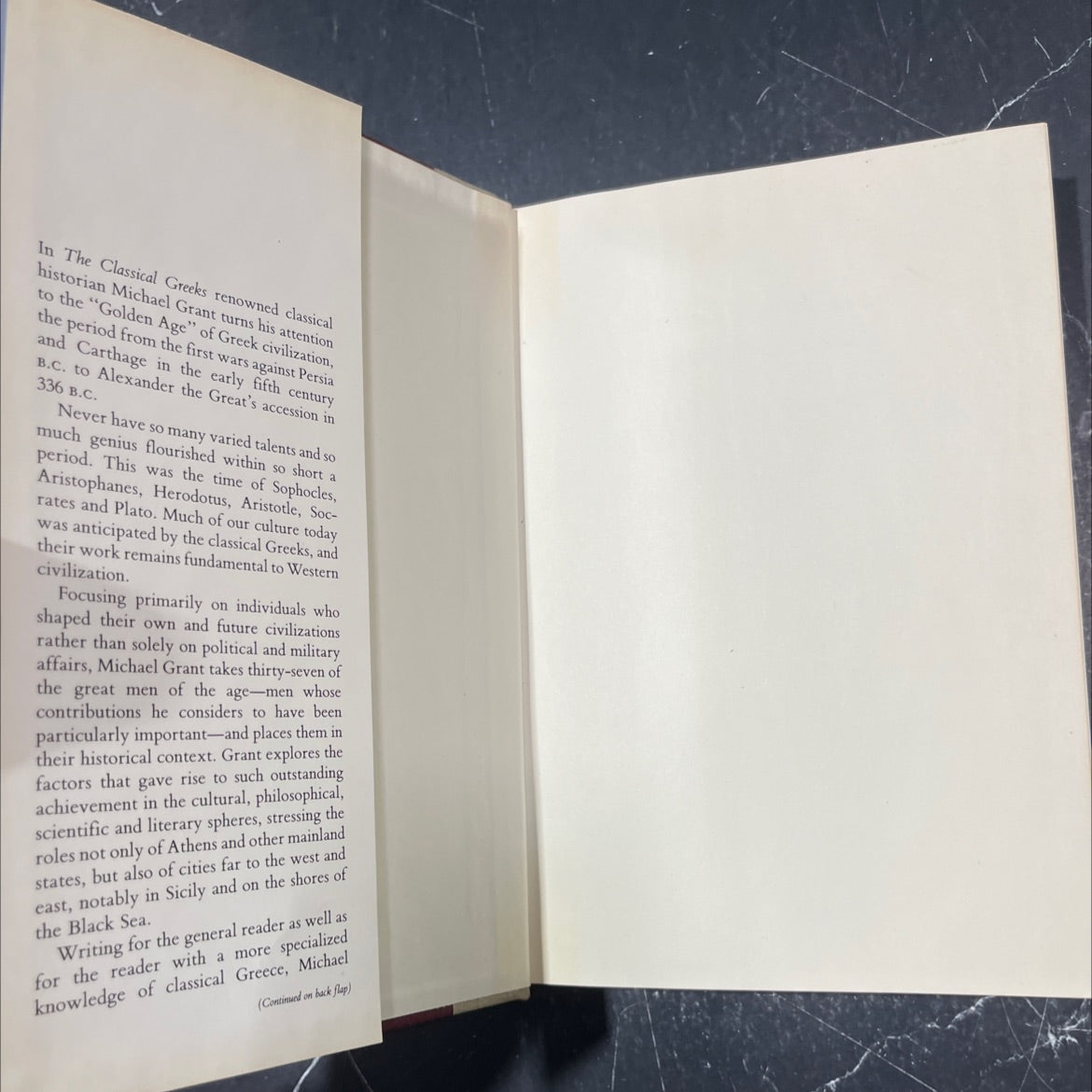 the classical greeks book, by michael grant, 1989 Hardcover image 4