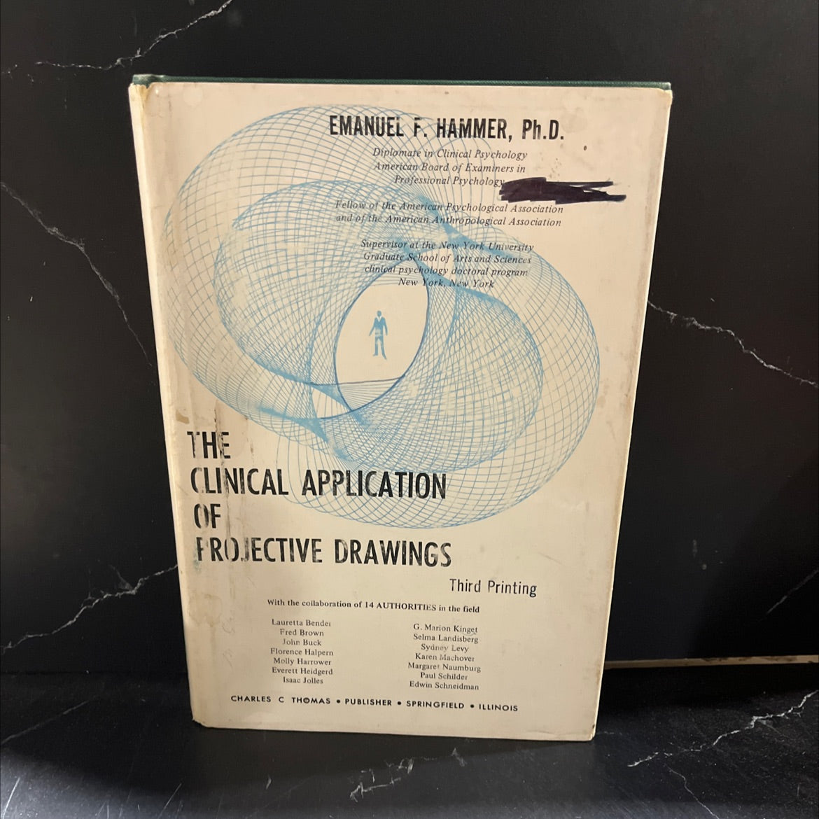 the clinical application of projective drawings book, by emanuel f. hammer, ph.d., 1971 Hardcover image 1
