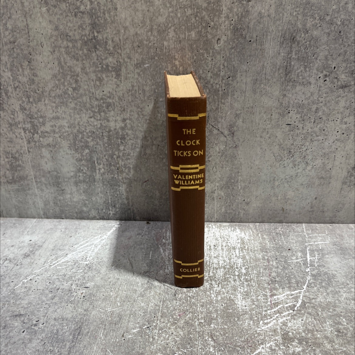 the clock ticks on book, by valentine williams, 1933 Hardcover image 4