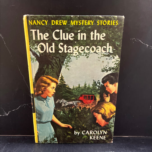 the clue in the old stagecoach book, by carolyn keene, 1960 Hardcover image 1