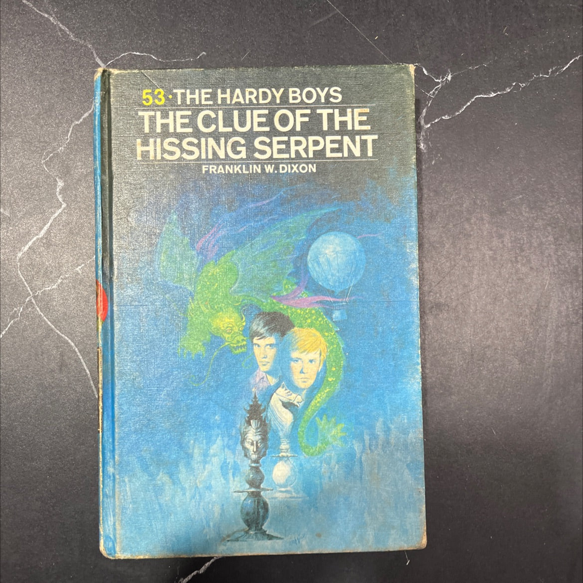 the clue of the hissing serpent book, by franklin w. dixon, 1974 Hardcover image 1