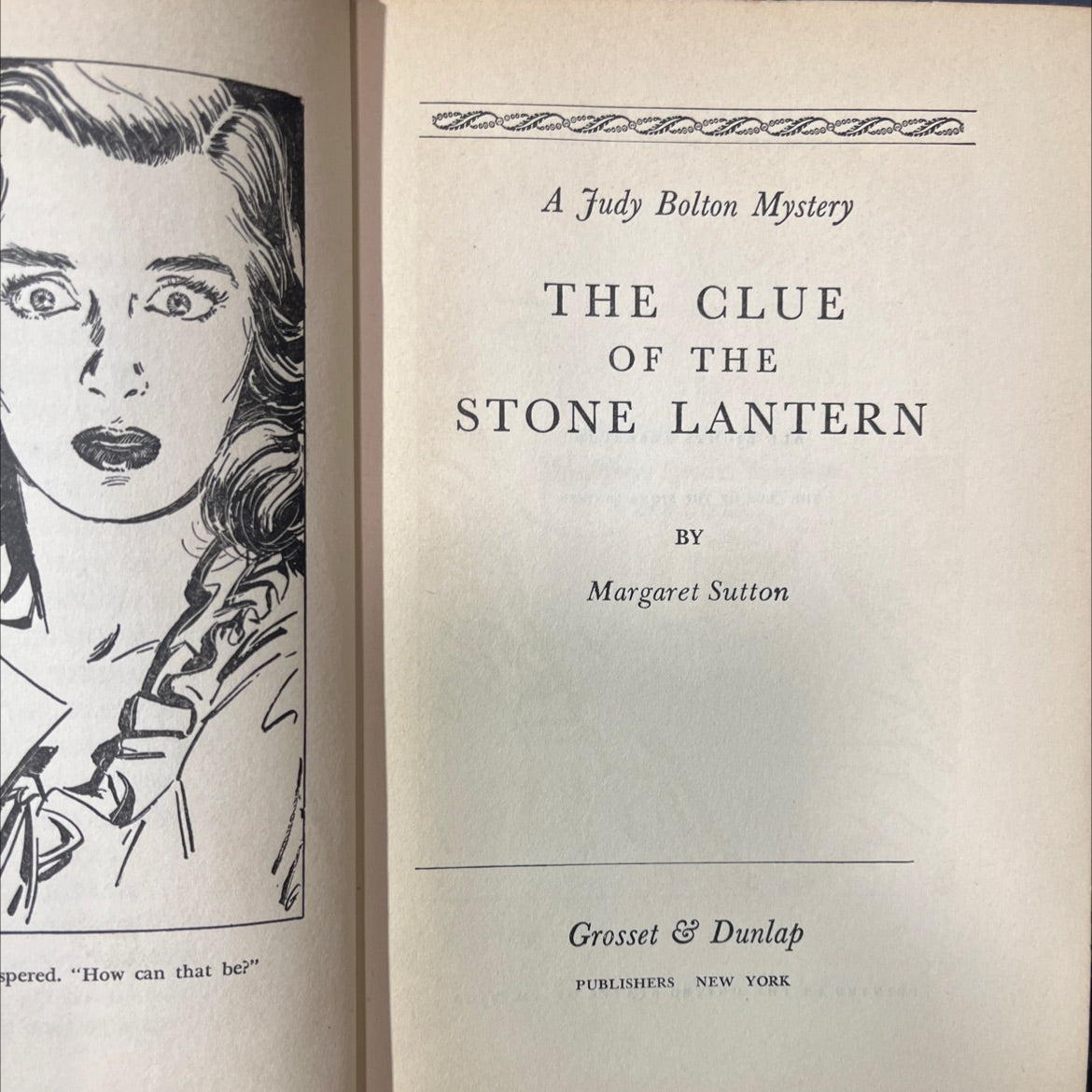 the clue of the stone lantern book, by Margaret Sutton, 1950 Hardcover image 2