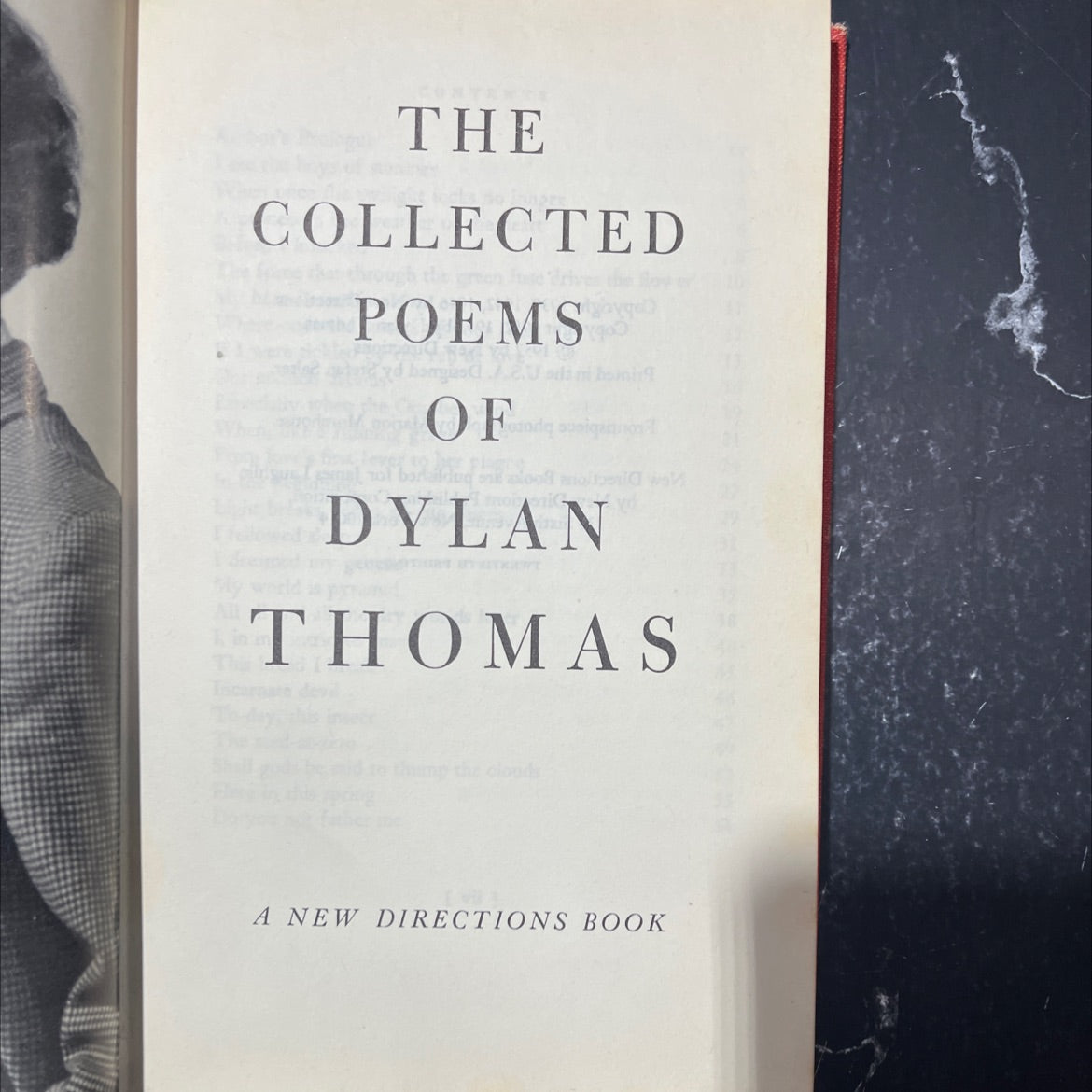 the collected poems of dylan thomas book, by dylan thomas, 1957 Hardcover image 2