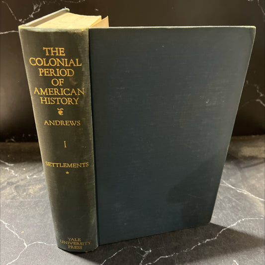 the colonial period of american history book, by charles m. andrews, 1936 Hardcover image 1