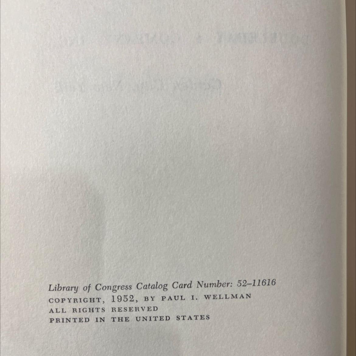 the comancheros book, by paul i. wellman, 1952 Hardcover image 3