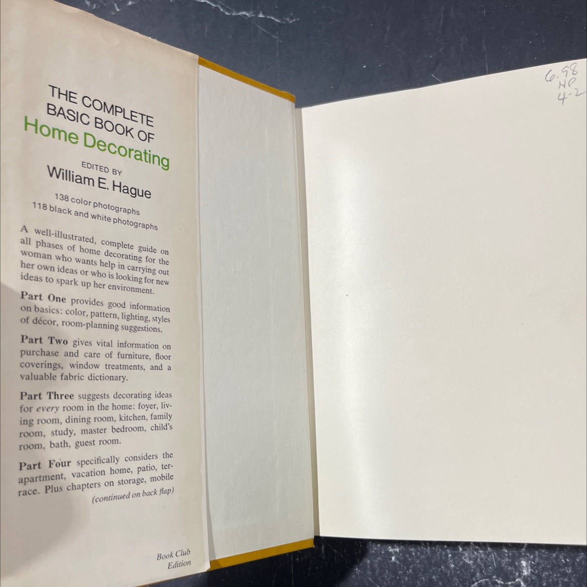 the complete basic book of home decorating book, by william e. hague, 1976 Hardcover image 4