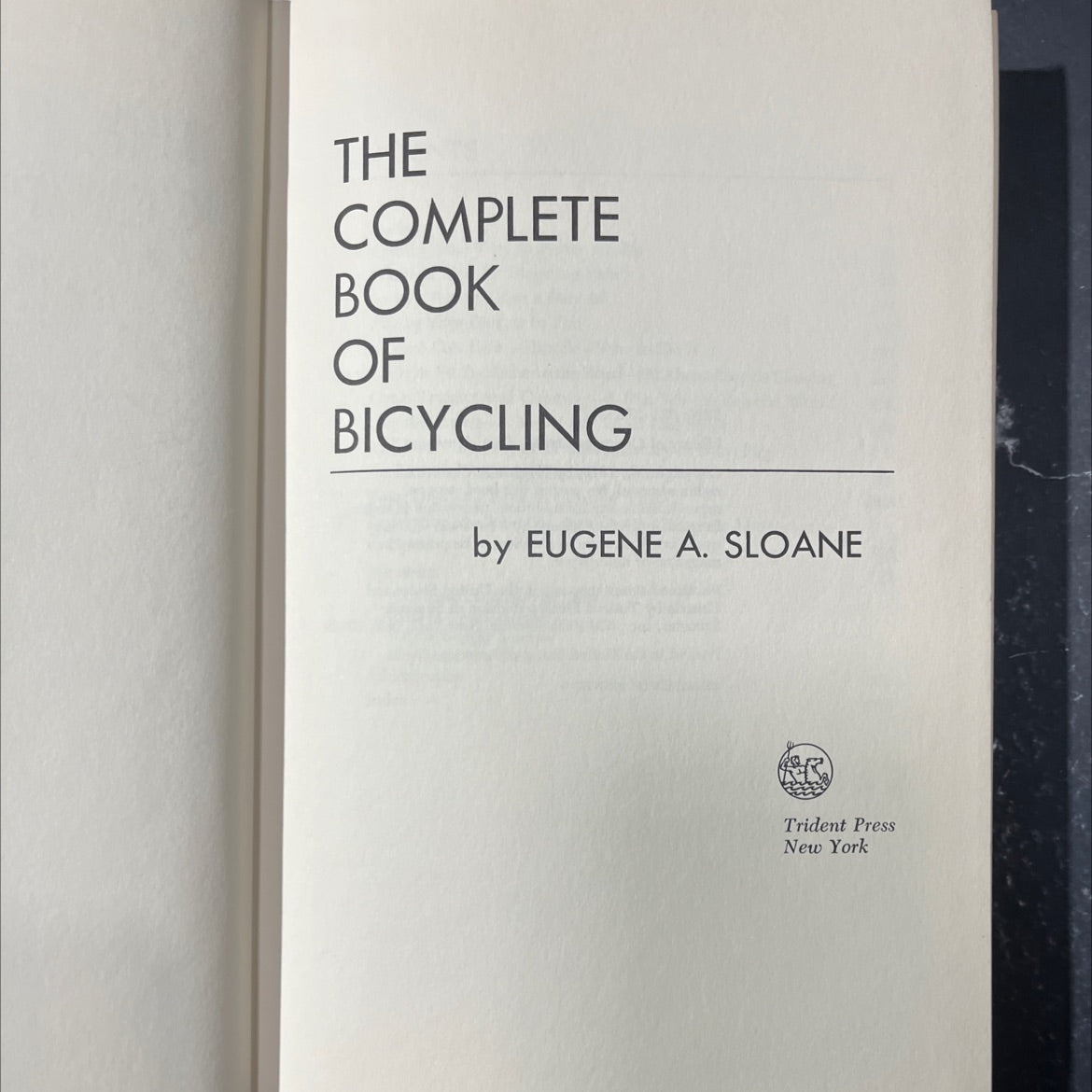 the complete book of bicycling book, by eugene a. sloane, 1970 Hardcover image 2