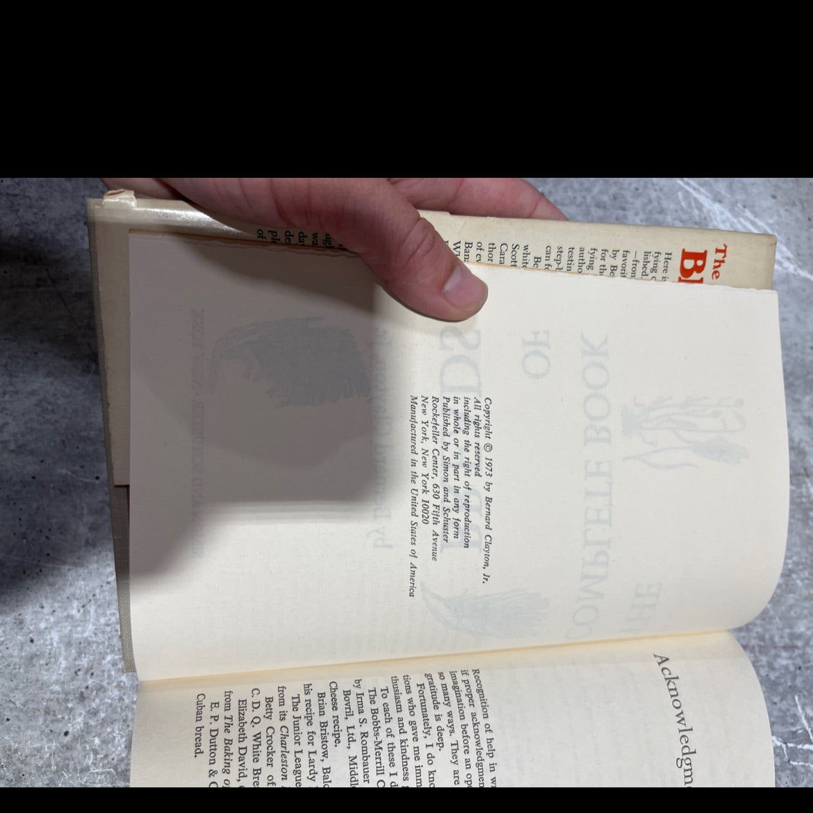 the complete book of breads book, by Bernard Clayton, Jr., 1973 Hardcover image 3