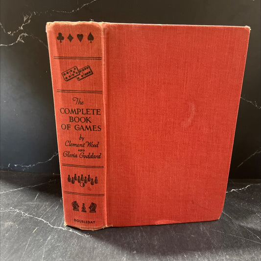 the complete book of games book, by clement wood & gloria goddard, 1940 Hardcover image 1