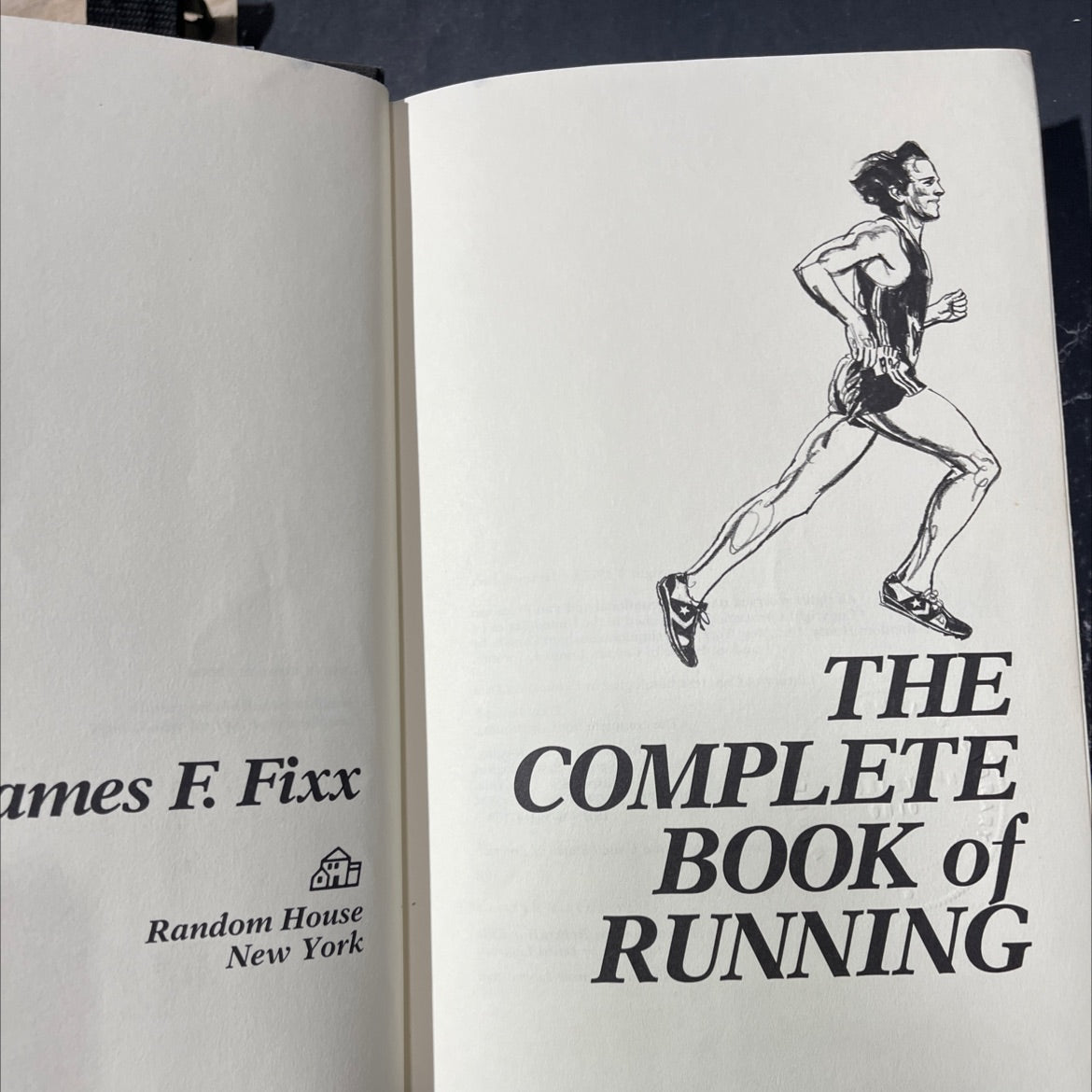 the complete book of running book, by james f. fixx, 1977 Hardcover image 2