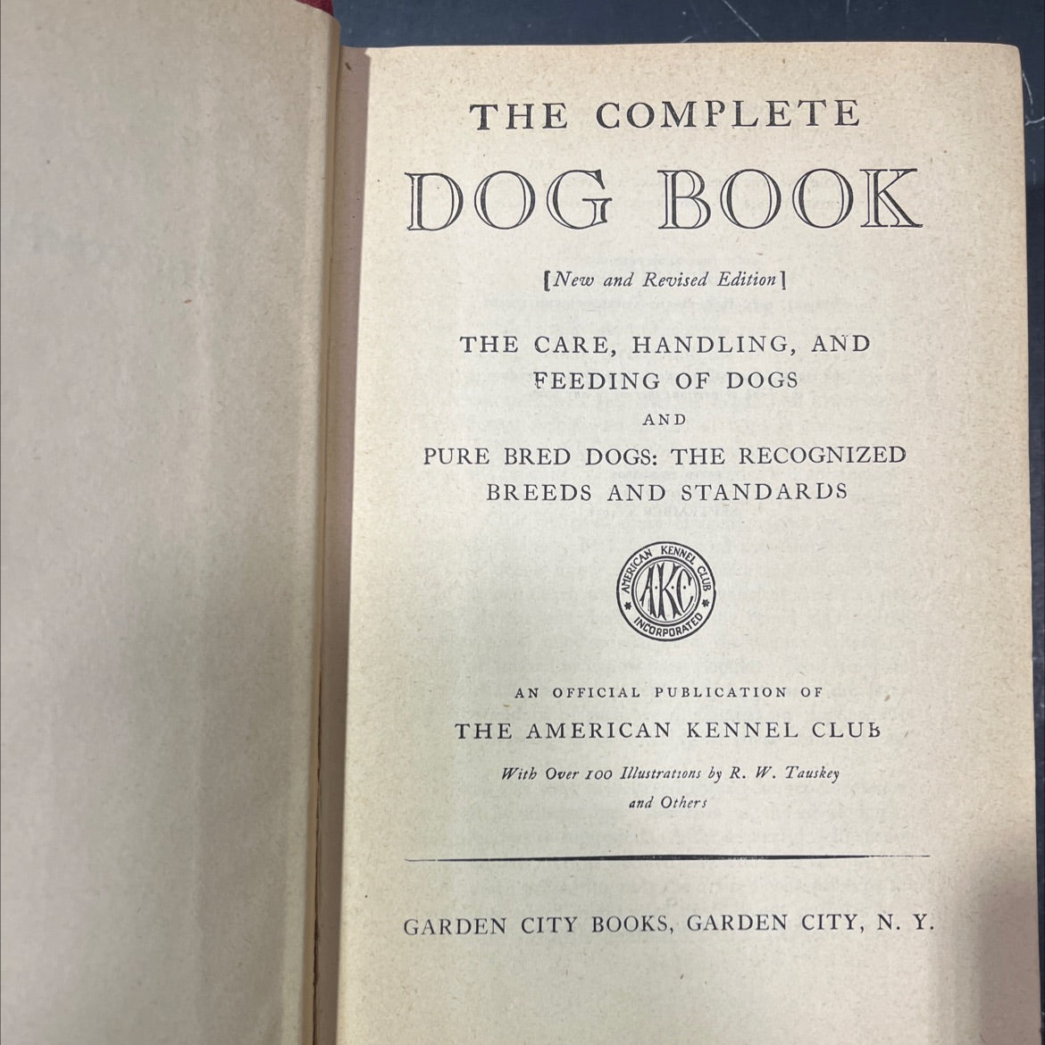 the complete dog book [new and revised edition] book, by american kennel club, 1951 Hardcover image 2