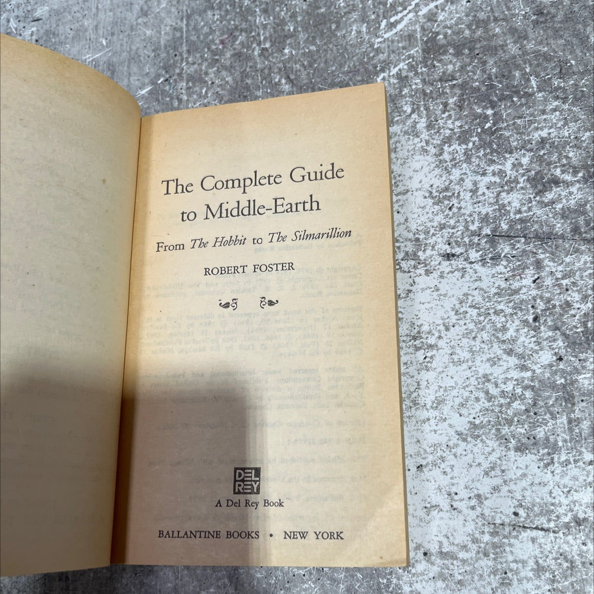 the complete guide to middle-earth from the hobbit to the silmarillion book, by robert foster, 1978 Paperback image 2