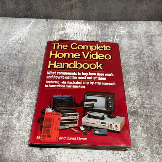 the complete home video handbook book, by Mark Dunton, David Owen, 1982 Hardcover image 1